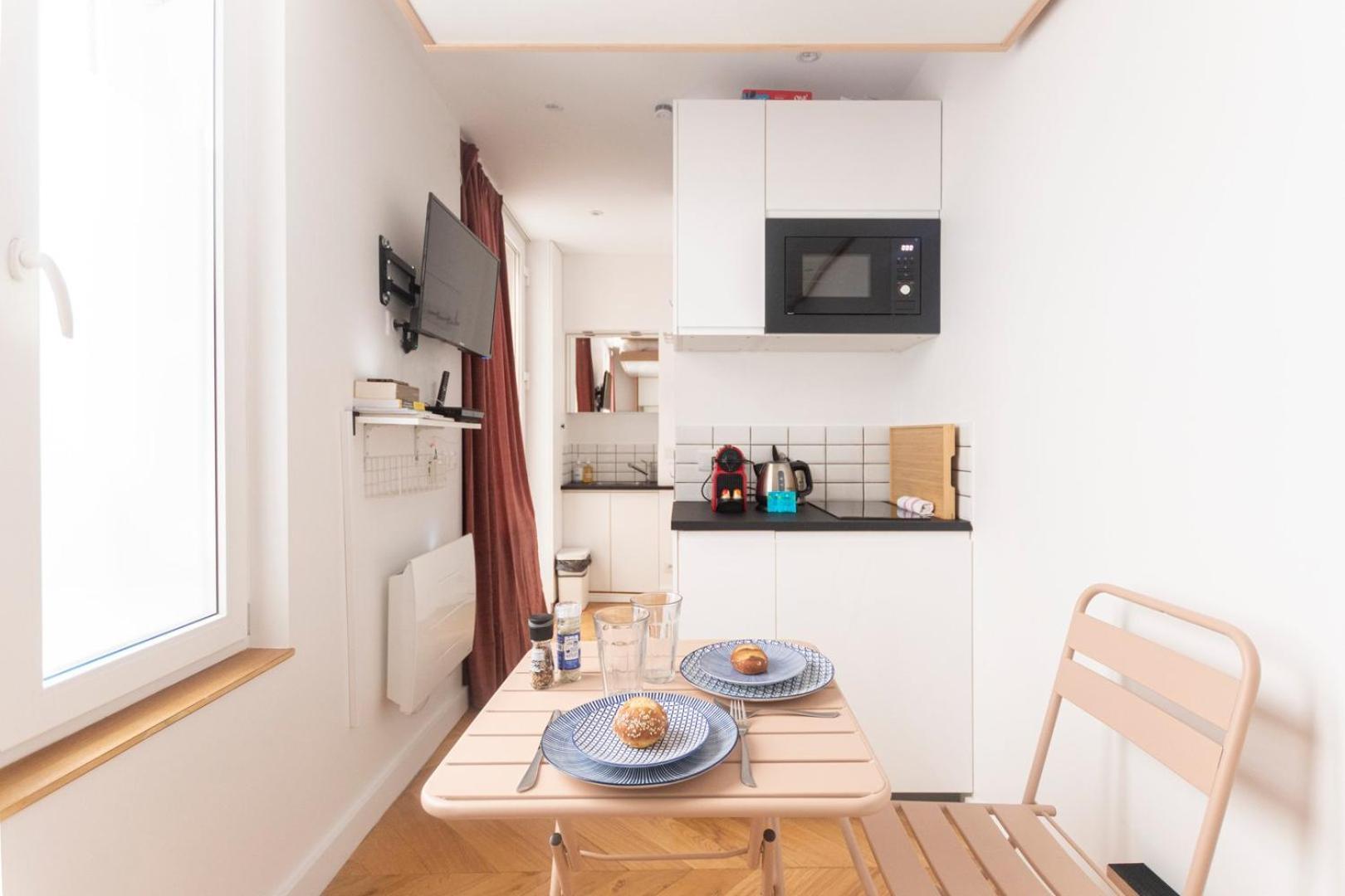 Super Central Mini Studio - 2 Pax, Murphy Bed Párizs Kültér fotó