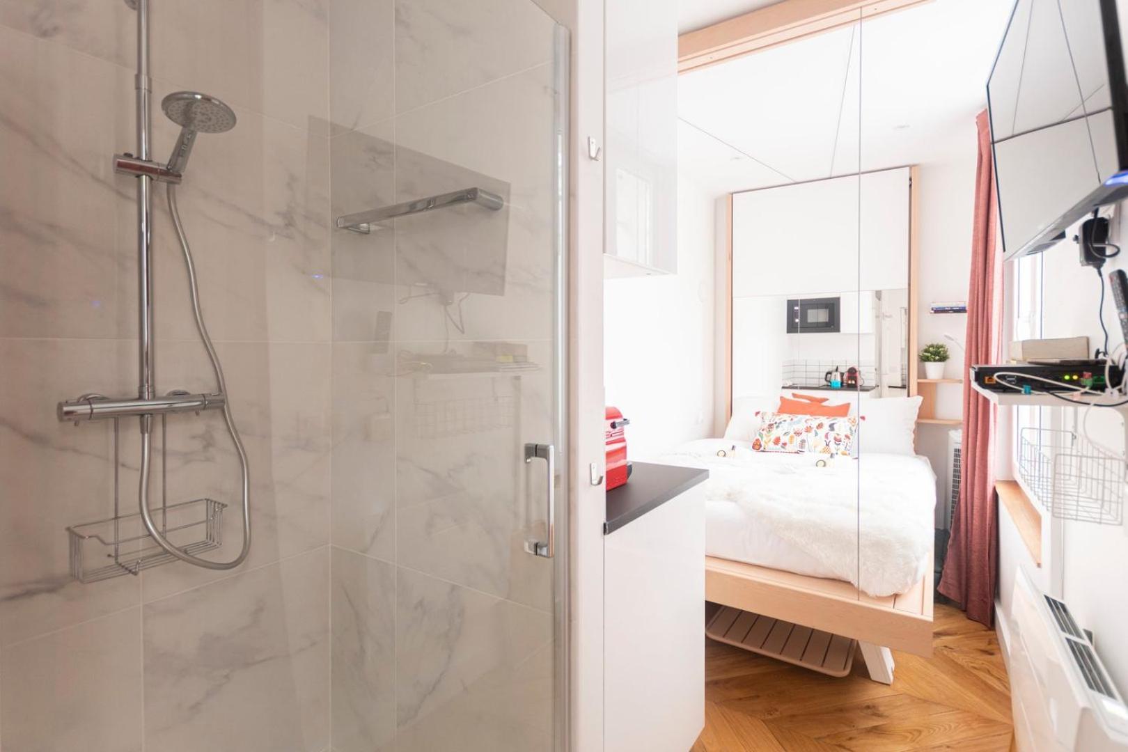 Super Central Mini Studio - 2 Pax, Murphy Bed Párizs Kültér fotó